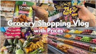 Relaxing Grocery Shopping Vlog | Buying essentials at SM Supermarket + Prices | Realistic haul| ASMR