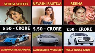 Most Expensive Car Of Famous Indian Actress ||