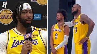 Anthony Davis on LeBron and Bronny Playing on the Same Team, FULL Interview | 2024 NBA Media Day