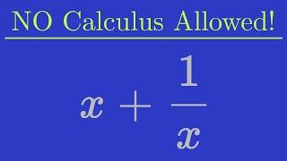 Find the Minimum | NO Calculus Allowed !