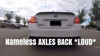 2016 Subaru WRX Nameless Axle Back Install And Sound Clips