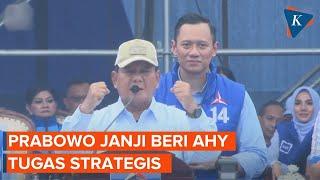 Di Hadapan SBY, Prabowo Janji Beri AHY Tugas Strategis jika Jadi Presiden