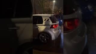 VW Golf R Mk6 With hardcut and 2 Step anti-lag Loud Insane Flames and Bangs