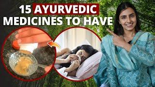 0% SIDE EFFECT | MUST HAVE 15 AYURVEDIC MEDICINE AT HOME | SHLLOKA