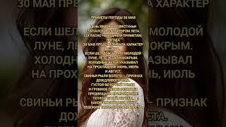 Приметы погоды 30 мая #народные приметы #30мая