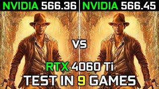 Nvidia Drivers (566.36 vs 566.45 Hotfix) RTX 4060 Ti | Huge FPS Gain & Nvidia App Issue Fixed?