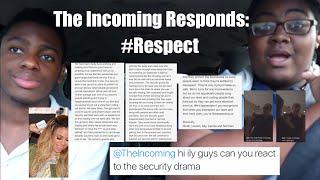 The Incoming Responds to Security Drama in Brazil #Respect