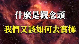 究竟什麼是觀念頭？我們又該如何在生活去實操？觀念頭的實修方法！#能量#業力 #宇宙 #精神 #提升 #靈魂 #財富 #認知覺醒 #修行