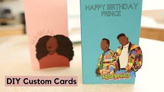 How To Make A Custom Card With Your Cricut | Collaboration with @DoDreamOn