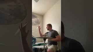 KEVIN EATON DRUMMING on Ludwig JOHN BONHAM Green Sparkle Classic Maple Drumset