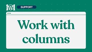 Working with columns | WordPress.com Support