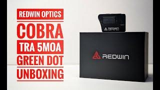 Redwin Optics Cobra TRA 5MOA Green Dot Unboxing