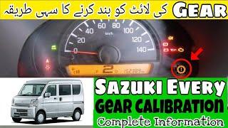 Sazuki Every automatic gear light on|| dtc P185A P185B || gear calibration