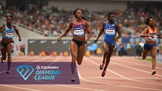 10.78 SECONDS - Elaine Thompson-Herah turns on the jets in Shanghai over 100m - Wanda Diamond League