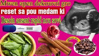 Medam ki pa janm ovile ki besoin ansent yo nous sove kouri al fe boon naturel sa pou Ansent rapid