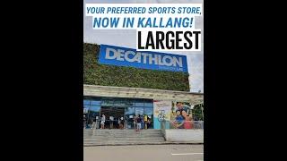 Largest DECATHLON Singapore LAB @ 230 Stadium Boulevard, Singapore. The CASHLESS & LARGEST store.