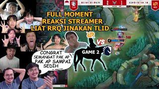 NOLAN SUTSUJIN NATAN SKYLAR MENGERIKAN REACTION STREAMER  RRQ HOSHI vs TEAM LIQUID Game 2 MPL IDS14