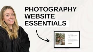 8 Things Your Photography Website NEEDS!