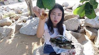 The Northernmost Beach in Malaysia, No Tourist, A Local Snack Like Zongzi is Delicious