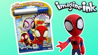  Spidey and His Amazing Friends Imagine Ink | Spidey DIY and Crafts! | Disney Jr