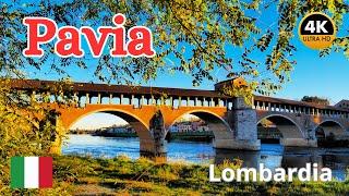 Pavia, Italy  4K Walking Tour - July 2024