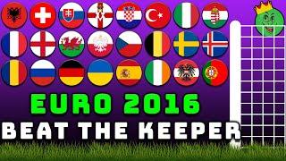 Beat the Keeper Euro 2016 Retro Marble Race Tournament / Marble Race King