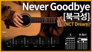 173. 북극성(Never Goodbye) - 엔시티 드림(NCT Dream)【】기타 | Guitar tutorial |ギター 弾いてみた 【TAB譜】