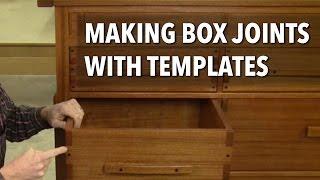 Making Box Joints with Templates