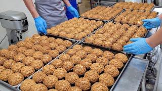 Bubble Tea Custard Puffs (Choux pastry) / 珍珠奶茶泡芙 - Taiwanese street food