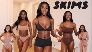 HUGE SKIMS TRY ON HAUL & REVIEW | Fits Everybody & Cozy Collection