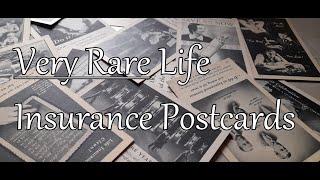 Deltiology | Very Rare Life Insurance - Postcards (1933 - 1937) | Hobbies | Collection