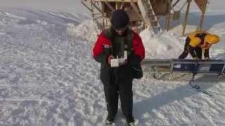 Aerial recording of Swiss Camp (Greenland)