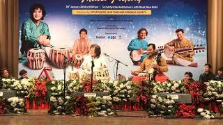 Maestro Ustad zakir hussain solo on tabla with sarangi at Sri Sathya Sai auditorium , 29/1/2020