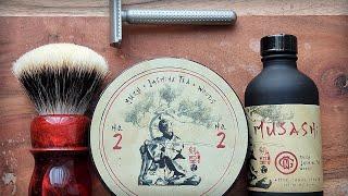 'SAMURAI SHAVE' ( Gentleman's Nod Musashi and Tatara Masamune)