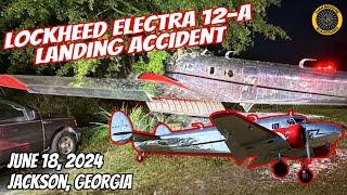 ANOTHER Lockheed 12A Crash! NC2072 17 June 2024 Jackson, GA.