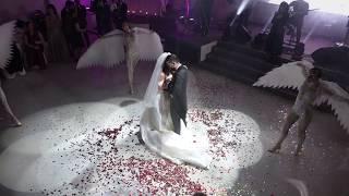 ENGELSTANZ auf türkische Hochzeit in Deutschland / LED-Edelsteine Tanzshow aus München