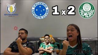 REACT REAÇÕES CRUZEIRO x PALMEIRAS | Casal Rivalidade