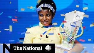 Outpouring of support for 1st Black American to win the Scripps National Spelling Bee
