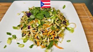 ASIAN COLE SLAW, ENSALADA DE COL ASIÁTICA