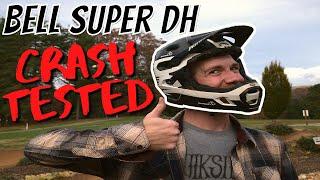 Bell Super DH Helmet Review + Crash Test! -DH Certified-MIPS-Detachable Chin Bar-Best Enduro Helmet