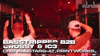 Basstripper B2B Crossy & IC3  - DnB Allstars at Printworks 2023 | Live From London (DJ Set)