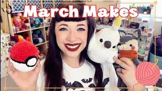 Everything I made in March ⎹ Crochet & Amigurumi Wrap Up ⎹