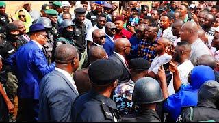 “Demolish Everything You Here” - Wike's Verbal Attack On Alleged Land Grabbers In Sabon Lugbe Abuja