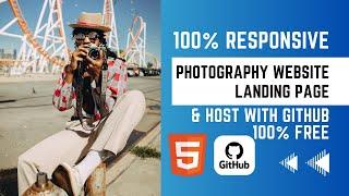 How to build a Photography Website using HTML | HTML Tutorial for Beginners