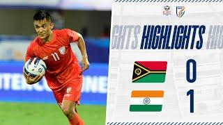 Vanuatu 0-1 India | Hero Intercontinental Cup 2023 | Full Highlights