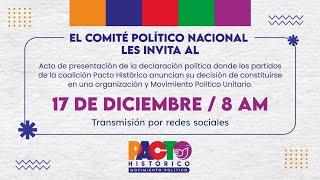 Declaración Política Constitución del Pacto Histórico