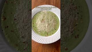 Creamy broccoli spinach soup recipe #food #easyrecipe #fitness #fitnessfood #weightloss #souprecipe