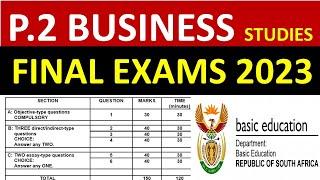 PAPER 2, BUSINESS STUDIES GRADE 12,  2023 FINAL EXAMS :   [THUNDEREDUC]  BY:MOHAPI