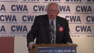 Communications Workers of America Endorsement | Bernie Sanders