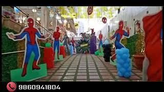 Superheroes , avenger , superhero theme party decorations